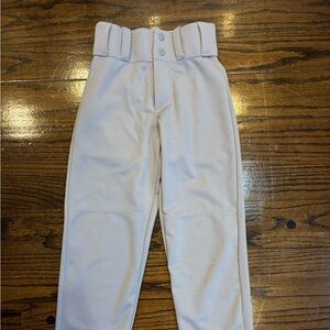 Kids' Gray Baseball Pants